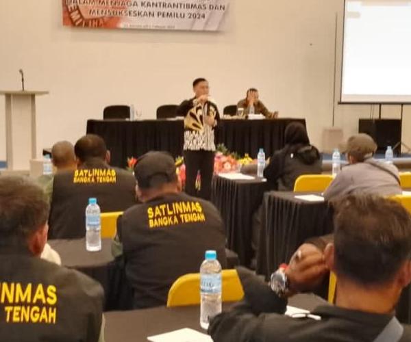 Satpol PP Tingkatkan Profesionalitas Satlinmas Guna Sukseskan Pemilu 2024