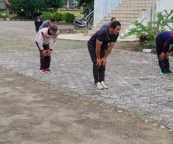 Satpol PP bina Fisik Anggota agar Siap Setiap Waktu