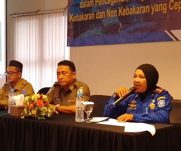 Damkar Babel Bersinergi dalam Pelaksanaan Tugas di Daerah Berbatasan